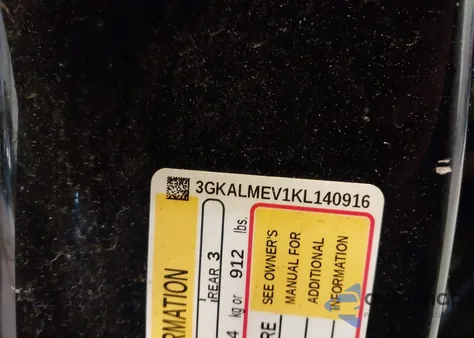 2019 GMC Terrain Sle z USA, uszkodzony, nr VIN 3GKALMEV1KL140916